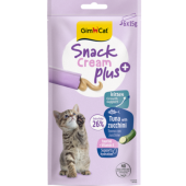 Крем лакомство GIMCAT Snack Cream Plus с риба тон и тиквичка за котенца